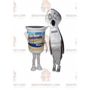 BIGGYMONKEY™s Yogurt Mascot with Spoon - Biggymonkey.com