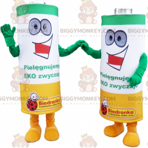 BIGGYMONKEY™s Battery Duo Mascot - BiggyMonkey maskot
