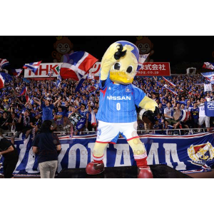 Disfraz de mascota pato gigante amarillo pollito BIGGYMONKEY™
