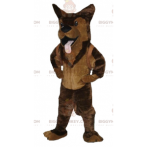 Brauner Hund Deutscher Schäferhund BIGGYMONKEY™ Maskottchen
