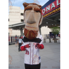 Impresionante y barbudo disfraz de mascota de Abraham Lincoln BIGGYMONKEY™ - Mascotas sin clasificar - BiggyMonkey.com