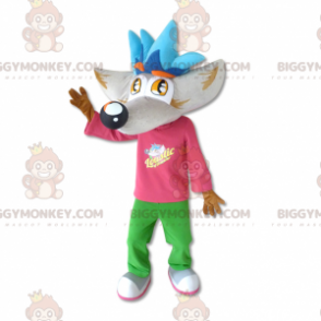 Giant Wolf Big Head BIGGYMONKEY™ maskotkostyme - Ulvmaskotter - BIGGYMONKEY_0217 - BiggyMonkey.com
