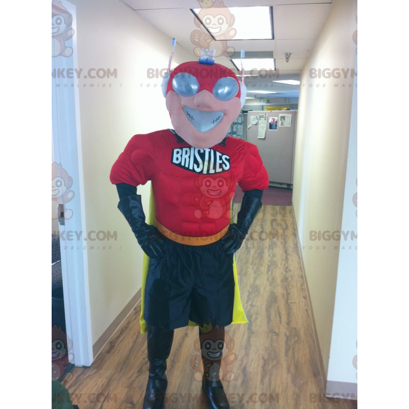 BIGGYMONKEY™ Superhelte-maskotkostume med futuristisk maske - BIGGYMONKEY™ Superhelte-maskotkostume med futuristisk maske -
