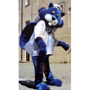 Blue Beaver BIGGYMONKEY™ Mascot Costume - Biggymonkey.com