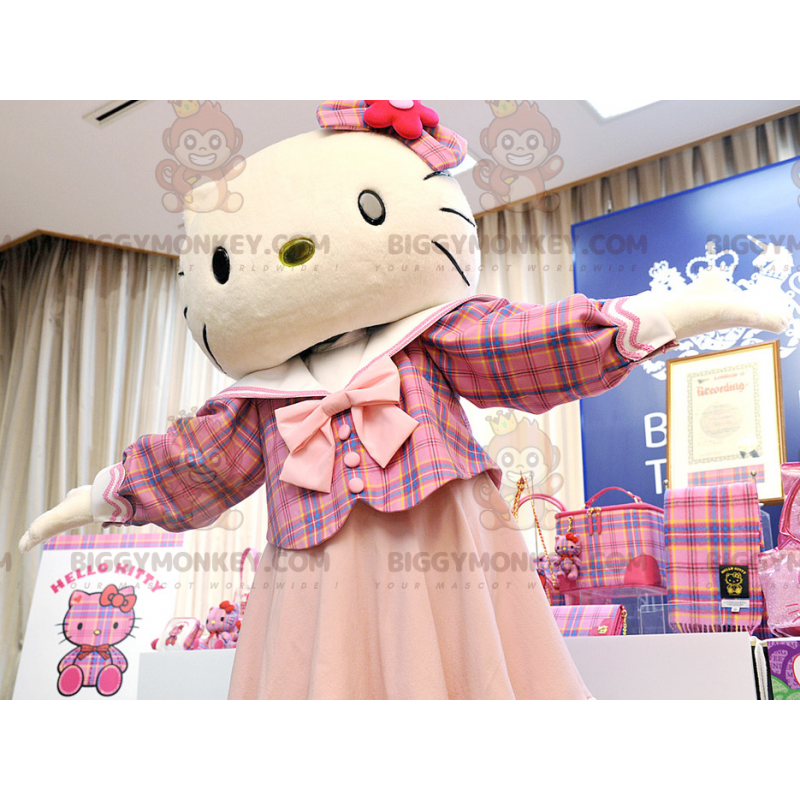 BIGGYMONKEY™-maskottiasu kuuluisalle Hello Kitty -kissalle BIGGYMONKEY™-maskottiasu kuuluisalle Hello Kitty -kissalle