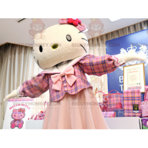 BIGGYMONKEY™ mascot costume of the famous Hello Kitty cat