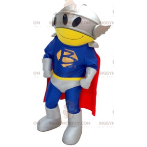 Superhero BIGGYMONKEY™ Mascot Costume with Costume Cape and