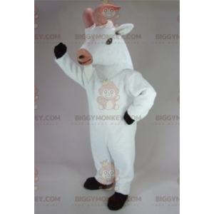 Valkoinen Cabri Goat BIGGYMONKEY™ maskottiasu - Biggymonkey.com