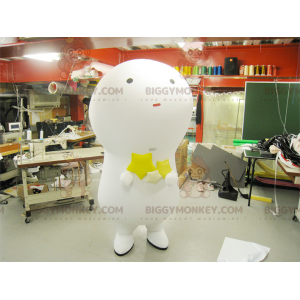 Riesige Glühbirne White Fat Man BIGGYMONKEY™ Maskottchen-Kostüm