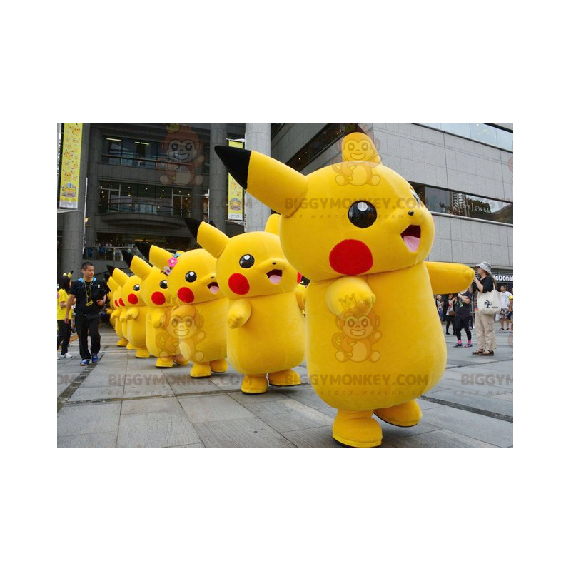 Costume de mascotte BIGGYMONKEY™ de Pikachu personnage de