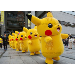 Famous Cartoon Character Pikachu BIGGYMONKEY™ Mascot Costume –
