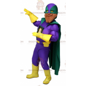 Meget muskuløs superhelte BIGGYMONKEY™ maskotkostume med