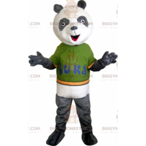 Kostým maskota šedé a bílé pandy BIGGYMONKEY™ – Biggymonkey.com
