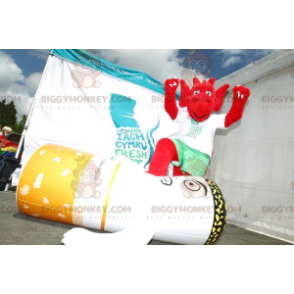 BIGGYMONKEY™ Maskotdrakt Rød Imp med klør - Uklassifiserte maskoter - BIGGYMONKEY_02270 - BiggyMonkey.com