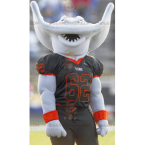 Aquatic Stingray BIGGYMONKEY™ Mascot Costume In Sportswear - Sports mascot - BIGGYMONKEY_02271 - BiggyMonkey.com