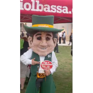 Maskot BIGGYMONKEY™ Kostým kovbojského šerifa v tradičním