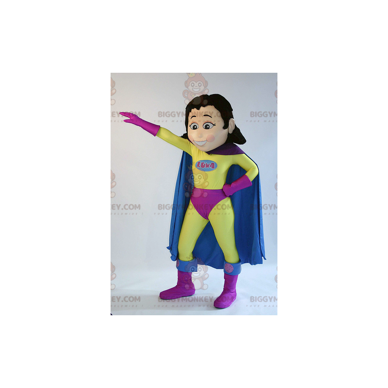 Costume de mascotte BIGGYMONKEY™ de femme de super-héros de