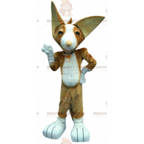 Pointy Eared Brown Cat BIGGYMONKEY™ maskotkostume - Kattemasker - BIGGYMONKEY_0225 - BiggyMonkey.com