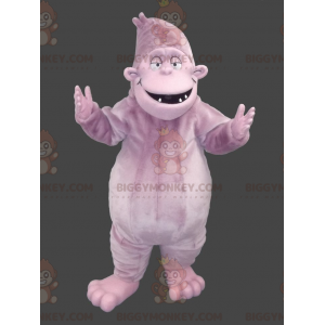 BIGGYMONKEY™ Maskottchen-Kostüm, bunter Yeti, lila Gorilla -