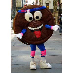 Στολή μασκότ Oreo Round Chocolate Cake BIGGYMONKEY™ - Μασκότ τροφίμων - BIGGYMONKEY_02294 - BiggyMonkey.com