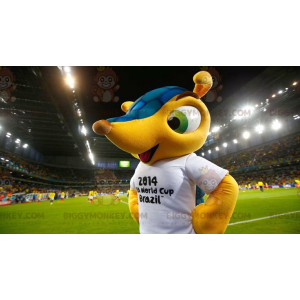 Fuleco Famous World Cup 2014 Armadillo BIGGYMONKEY™ maskotkostyme - Maskotter kjente mennesker - BiggyMonkey.com