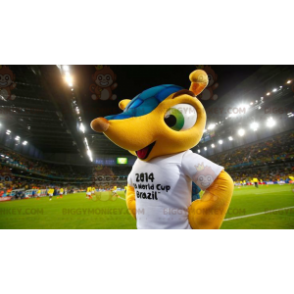Στολή μασκότ Fuleco Famous World Cup 2014 Armadillo BIGGYMONKEY™ - Μασκότ διάσημων χαρακτήρων - BiggyMonkey.com