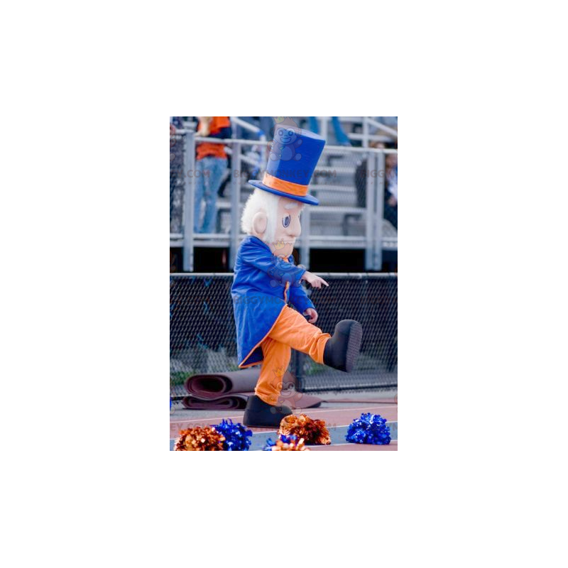 Costume de mascotte BIGGYMONKEY™ de vieil homme bien habillé Costume de mascotte BIGGYMONKEY™ de vieil homme bien habillé