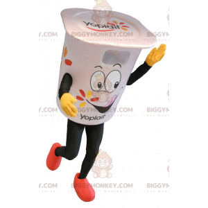 Στολή μασκότ BIGGYMONKEY™ Giant White Pot γιαουρτιού - Μασκότ τροφίμων - BIGGYMONKEY_0230 - BiggyMonkey.com