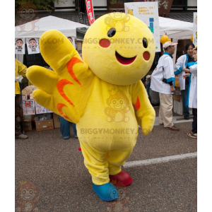 Giant Bird Yellow Snowman BIGGYMONKEY™ Mascot Costume –