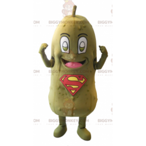 BIGGYMONKEY™ Big Giant Green Pickle Mascot Costume -