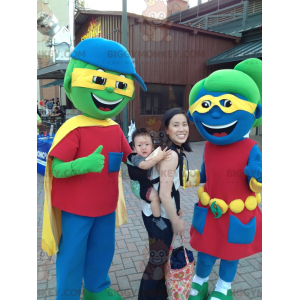 2 BIGGYMONKEY™s colorful boy and girl mascots - Biggymonkey.com