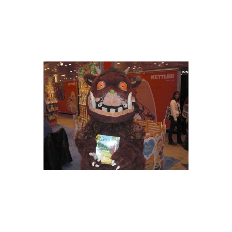 Costume mascotte BIGGYMONKEY™ cinghiale marrone Warthog - Costume mascotte BIGGYMONKEY™ cinghiale marrone Warthog -