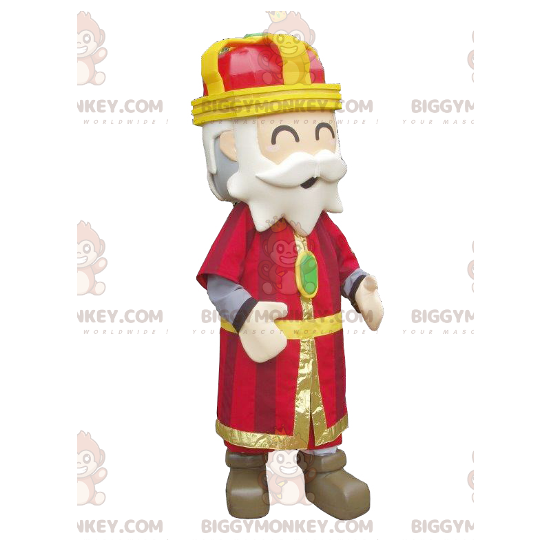 Disfraz de mascota King BIGGYMONKEY™ colorido y alegre - Disfraz de mascota King BIGGYMONKEY™ colorido y alegre -
