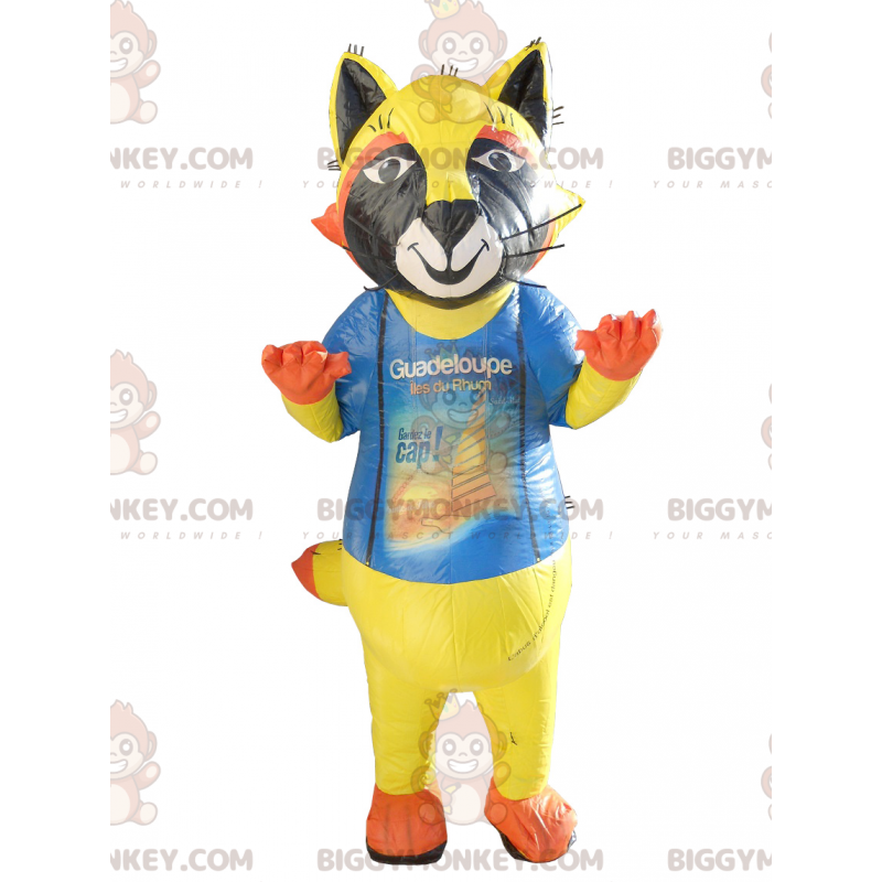 Bunte Katze BIGGYMONKEY™ Maskottchen-Kostüm - Biggymonkey.com