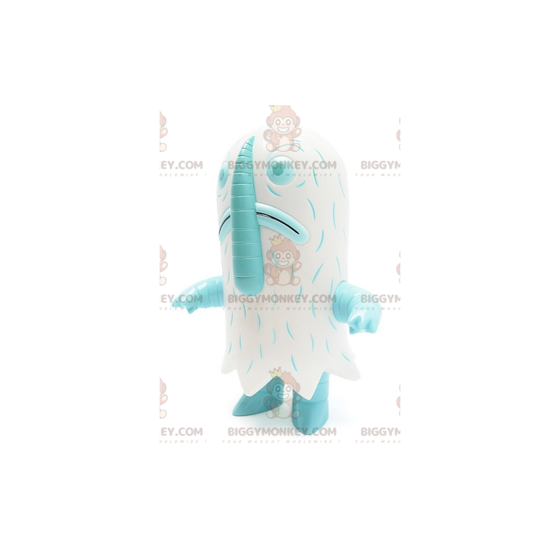 White Yeti Monster Ghost BIGGYMONKEY™ Mascot Costume -