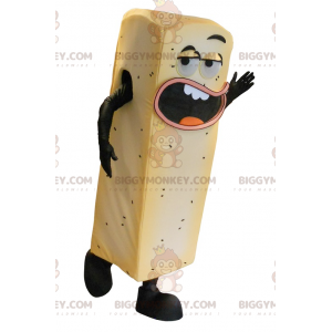 Costume de mascotte BIGGYMONKEY™ de frite jaune géante -