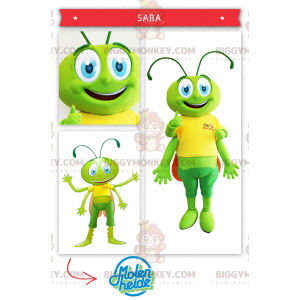 Στολή μασκότ Green Grasshopper Locust BIGGYMONKEY™ - Μασκότ εντόμων - BIGGYMONKEY_03 - BiggyMonkey.com