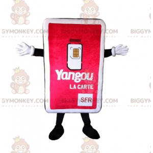 Fantasia de mascote gigante do cartão SIM BIGGYMONKEY™ –