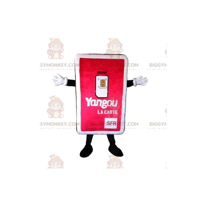 Gigantische simkaart BIGGYMONKEY™ mascottekostuum - Gigantische simkaart BIGGYMONKEY™ mascottekostuum -