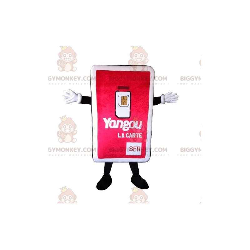 Riesige SIM-Karte BIGGYMONKEY™ Maskottchen-Kostüm -