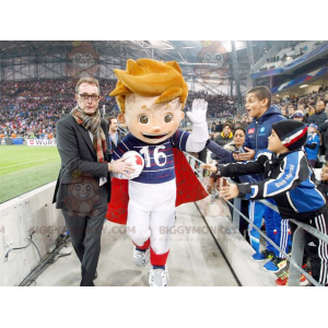 Euro 2016 Soccer Boy BIGGYMONKEY™ Mascot Costume -