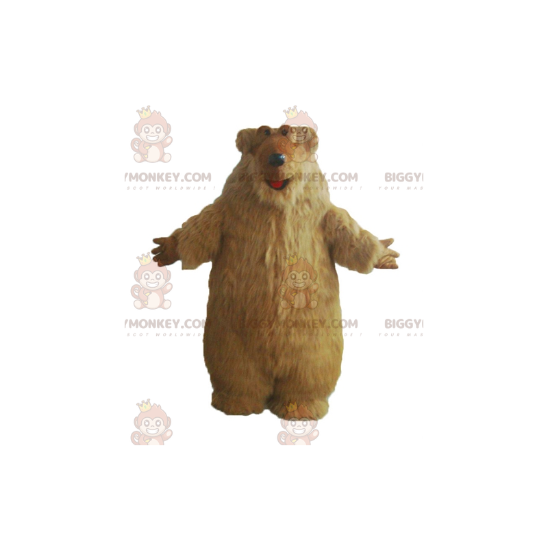 Kostium maskotki BIGGYMONKEY™ Żółty niedźwiedź z długimi Kostium maskotki BIGGYMONKEY™ Żółty niedźwiedź z długimi