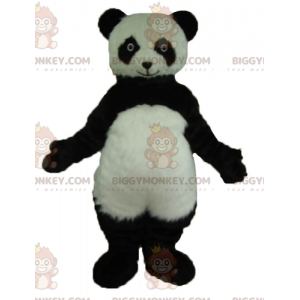 Meget realistisk sort og hvid panda BIGGYMONKEY™ maskot kostume