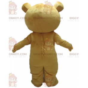 Disfraz de mascota TeddyMONKEY™ amarillo y blanco muy sonriente