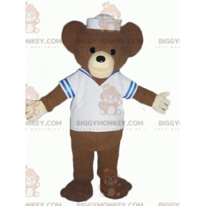 BIGGYMONKEY™ Costume da mascotte da orso bruno vestito da