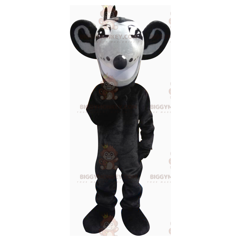 Söt svart och grå mus BIGGYMONKEY™ maskotdräkt - BiggyMonkey