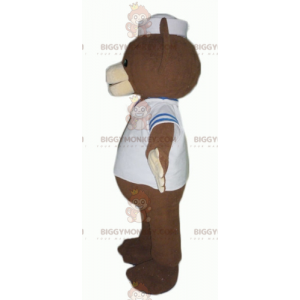 BIGGYMONKEY™ Costume da mascotte da orso bruno vestito da
