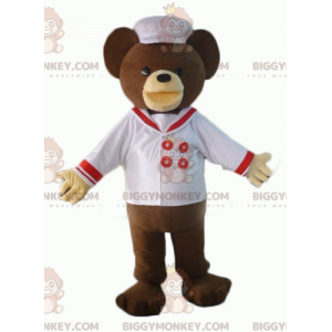 Στολή μασκότ Brown Bear BIGGYMONKEY™ ντυμένη σαν σεφ - Μασκότ αρκούδας - BIGGYMONKEY_02559 - BiggyMonkey.com