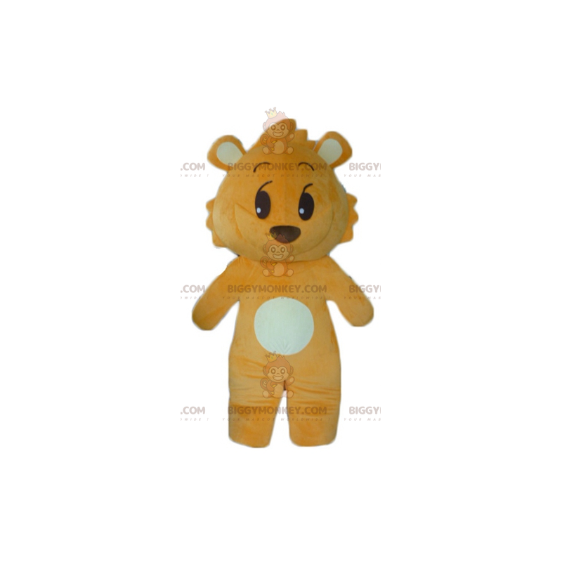 Costume da mascotte BIGGYMONKEY™ con orsacchiotto arancione e