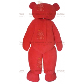 Κόκκινη και μαύρη βελούδινη στολή μασκότ Teddy BIGGYMONKEY™ - Μασκότ αρκούδας - BIGGYMONKEY_02564 - BiggyMonkey.com